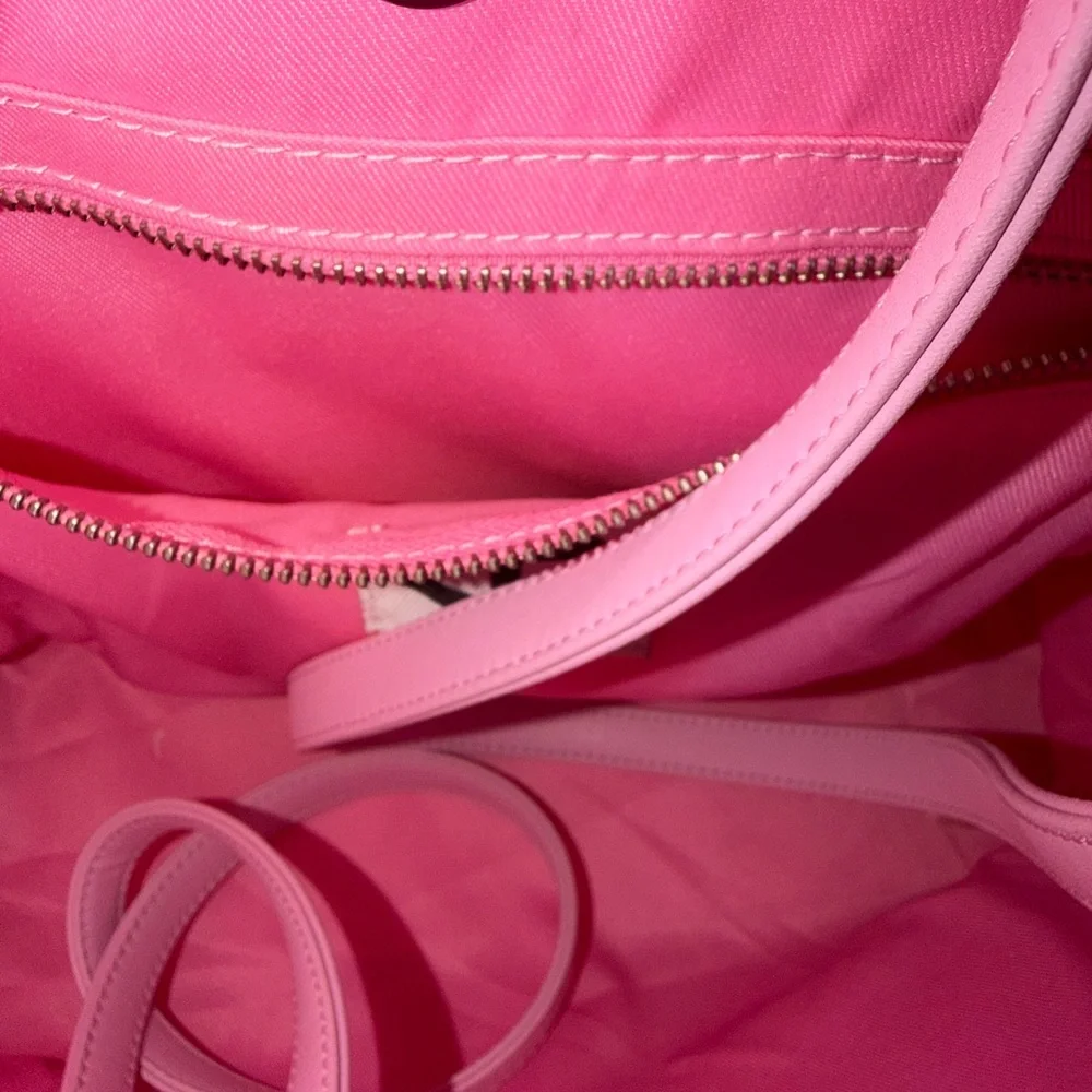 Telfar Pastel Pink Shopping Tote with Embossed Logo